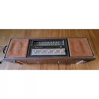 Vintage Magnavox Solid State 1FM031 Walnut Finish 27  Stereo Radio • $129