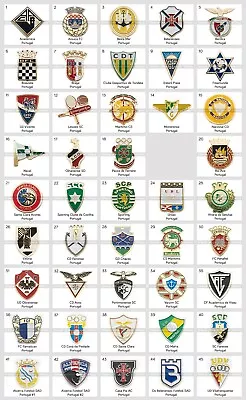 Metal Pin Portugal European Football Clubs Soccer Part 1 • $6.49