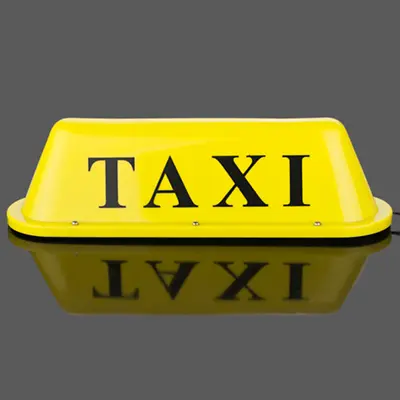 Yellow 12V Taxi Cab Sign Roof Top Topper Car Magnetic Lamp LED Light Waterproof • $24.99