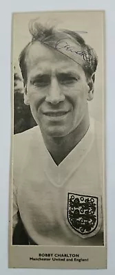  Sir Bobby Charlton Manchester United Legend - Original Signed B/w Photograph • £30