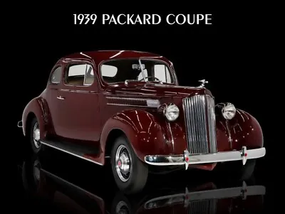 1939 Packard Coupe New Metal Sign Lg. Size 12x16: Original Look Restoration • $33.88