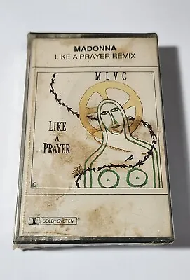 Madonna Like A Prayer Remix BRAZIL PROMO SINGLE Cassette SEALED-celebration Mdna • $185