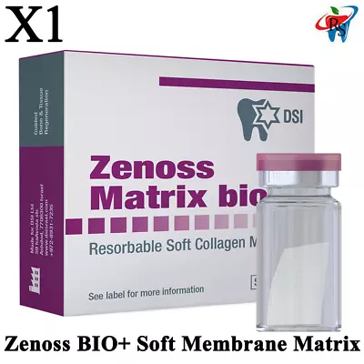 1pcs Dental Zenoss Bio+ Resorbable Collagen Bovine Soft Matrix Membrane • $115