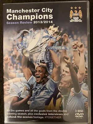 Manchester City - Champions - Season Review 2013/2014 (3 X Discs) DVD FREEUKPOST • £7.99