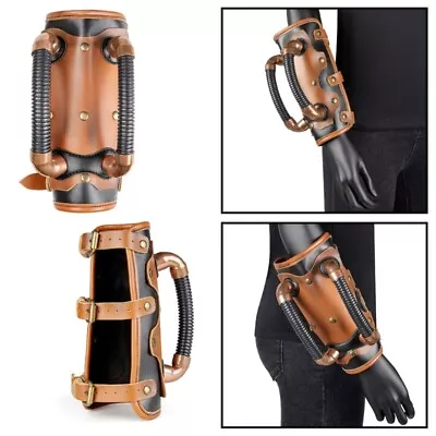 Steampunk Arm Gauntlets For Men Women Medieval Bracer Holiday Wrist Guard • $33.48