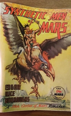 $5 • Buy First Edition DUST JACKET - Syntheti Men Of Mars By Edgar Rice Burroughs 1940