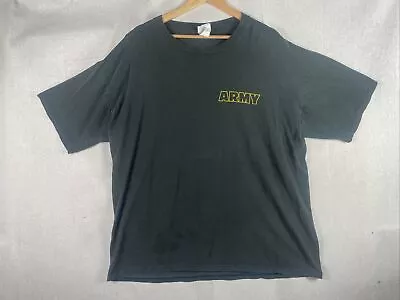 VTG United States Army Shirt Mens XL Black “Be All You Can Be” Jerzees Tag • $18.99