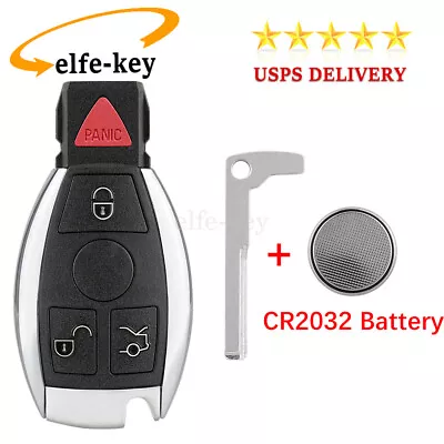 For Mercedes-Benz C CL E GL ML R S Class Remote Key Fob Case Shell IYZ3312 IYZDC • $13.99