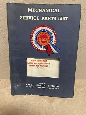 Morris Minor 1000 Mechanical Parts List Saloon Tourer Traveller Akd 3541 Bmc • $65