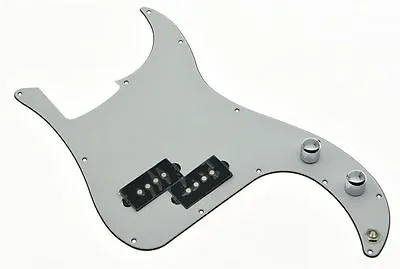 White Prewired P Bass Pickguard Loaded Pickups For Fender Precision Bass Guitar • $19.11