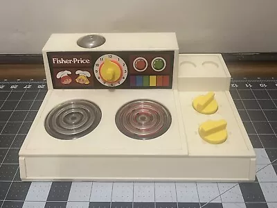 Vintage Fisher Price Fun With Food Kitchen Stove Top #919 1978 - USA Bell Works • $8.99