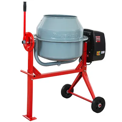 XtremepowerUS 4cu Ft. Portable Electric Cement Mixer 500W Concrete Mortar Barrow • $298.95