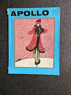 Vintage Apollo January 1974 International Art Magazine Journal • $15