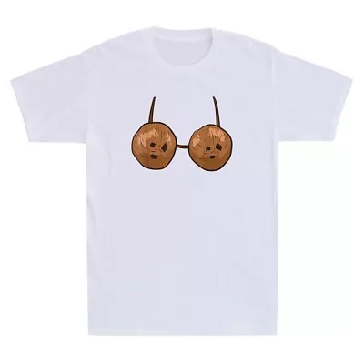 Coconut Summer Coconuts Bra Funny Graphic Gift Humor Men's Short Sleeve T-Shirt • £12.98