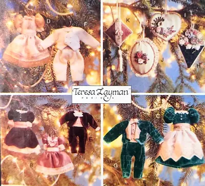 Uncut Vogue 9529 Sewing Pattern Victorian Clothing Christmas Ornaments Sachets • $5.99