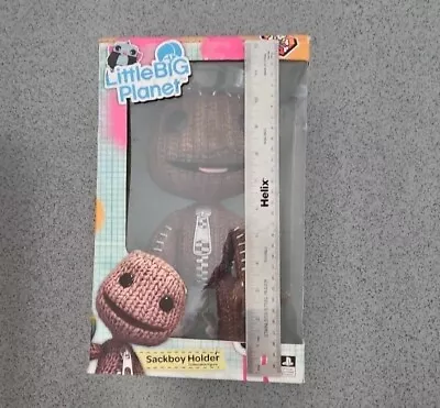 Official LittleBigPlanet Sackboy Holder Lrg 11  Figure Clear Base V.Rare Boxed • £60