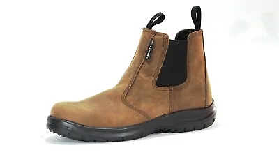 Aboutblu 03LA S3 SRC B-Light Brown Safety Work Boots 19371 Size UK 4 / EUR 37 • £75.99