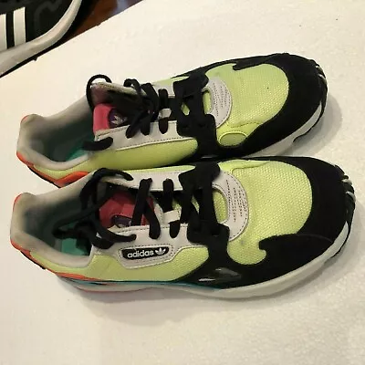 Adidas Falcon Multicolor CG6210 UK8.5 US10 Trainers Sneakers Shoes Retro Vintage • $25