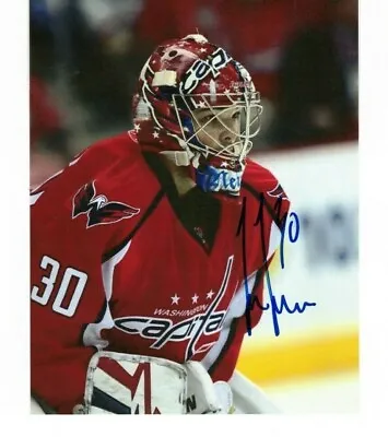 Michal Neuvirth Washington Capitals Hockey Autograph Signed 5 X 6.5 Photo • $19.99
