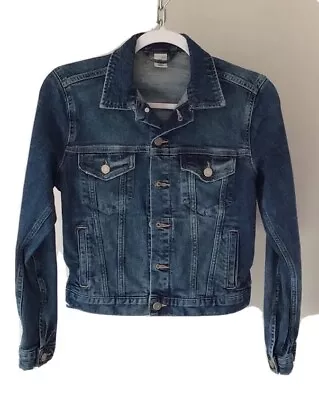 H&M Button Up Denim Jacket Size XS • $16