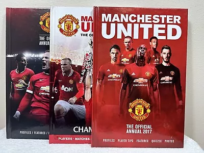 The Official Manchester United Annual 2012 2015 2017 • £11.50