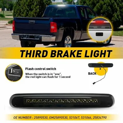 LED 3rd Third Brake Light Lamp For 07-14 Chevy Silverado GMC Sierra 1500 2500 • $33.88