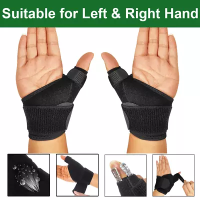 Medical Thumb Wrist Support Brace Carpal Tunnel Sprain Arthritis Left Right Hand • $8.42