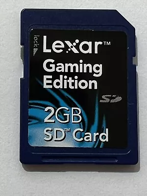 Lexar Gaming Edition 2GB SD Memory Card - Tested - Tracked Post • $14