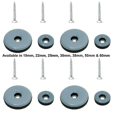 Screw-On Furniture Glides Teflon PTFE Glider Pads Chair Sofa Moving Feet Sliders • £136.20