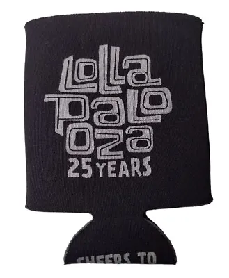 Vintage LollaPalooza Bud Light Beer Can Koozie Coozie Cheers To 25 Years CLEAN • $16.74