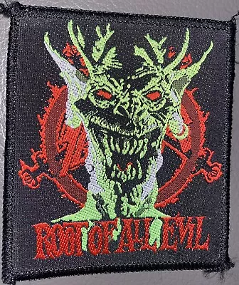 Vintage Slayer Root Of All Evil 1988 Patch Thrash Metal  • $40