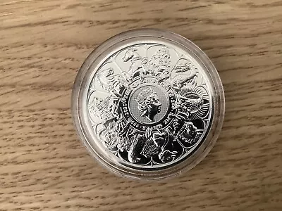 2021 Queens Beasts Completer Coin 2oz 999 Silver • £79.99