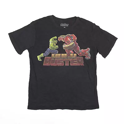 MARVEL Mens Avengers Hulkbuster Age Of Ultron T-Shirt Grey Short Sleeve S • £7.99