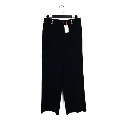 Magisculpt Black Wide Leg Medium Control Trousers - Size 12 - NEW • £20