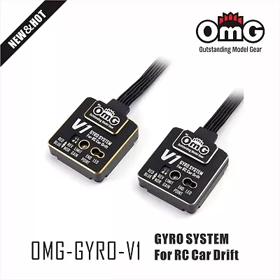 RC Drift Car Stability Gyro OMG V1 High Performance Dual System End Point Adj • £39.99
