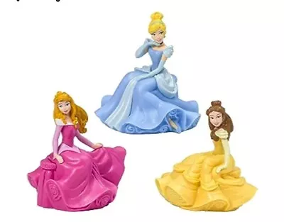 Disney Princess Cinderella Belle Aurora Figure Cake Topper Set Decopac • $16.99