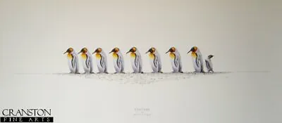 £17 • Buy Wild Life Art Print Penguins Animal Artist Warwick Higgs. Now Rare 