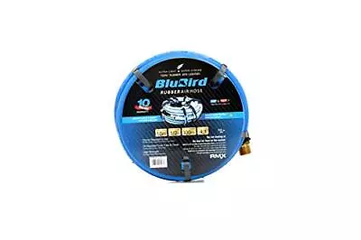 BluBird Lightest Strongest Most Flexible Rubber Air Hose (1/2  X 10') - BB1210 • $28.91
