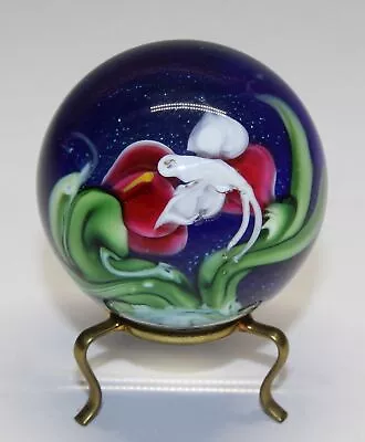 David Salazar 1.77  Hummingbird Studio Art Glass Marble • $210