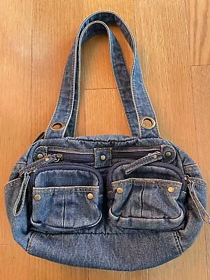 Vintage Denim Jean Shoulder Bag Womens Handbag Purse Bag Y2K • $20