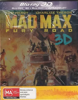 Mad Max - Fury Road | 3D + 2D Blu-ray + UV  - New/Sealed ~ Zone B - MetalBox Set • $45.45