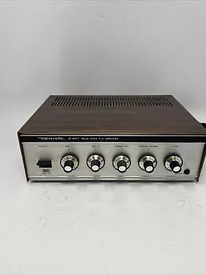 Vintage Radio Shack Realistic MPA-35 Solid State PA Amplifier 32-2022 Amp • $25.99