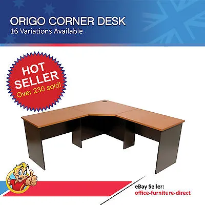 Corner Desk Office Desks Workstation Home Study Student Computer Furniture Table • $497