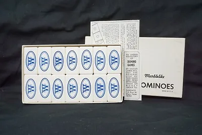 Vintage Standard No 616 Marblelike Dominos With W On Back • $25