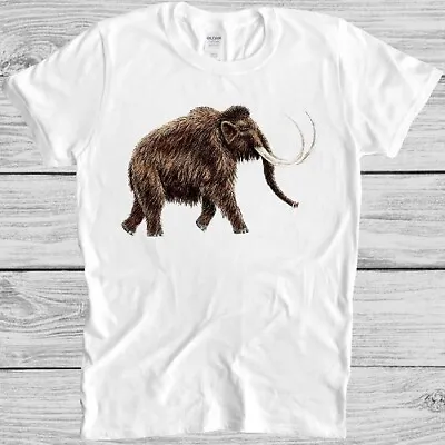 Big Woolly Mammoth T Shirt Elephant Dinosaur Cute Animal Park Cool Gift Tee M126 • $7.90