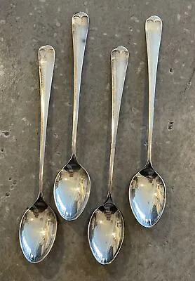 Set Of 4 QUEEN ANNE By S.G England EPNS A1 Silverplate Iced Tea Spoons 7 1/2  • $27.98