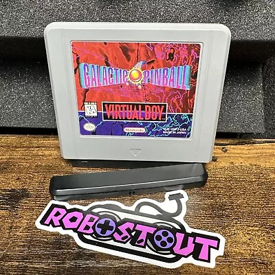 Galactic Pinball  (Nintendo Virtual Boy 1995) Cart Only With Dust Cover⭐ • $34.99