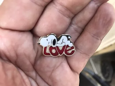 Vintage Aviva Snoopy Love Lapel Pin  • $11.95