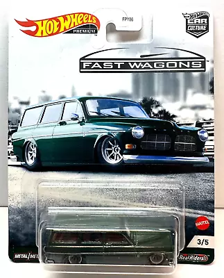 Hot Wheels 2020 Fast Wagons Volvo P220 Amazon Wagon Real Riders New On Card • $14.99