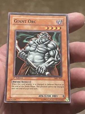 Yu-Gi-Oh! TCG Giant Orc Magicians Force MFC-012 1st Edition Common • $8.50